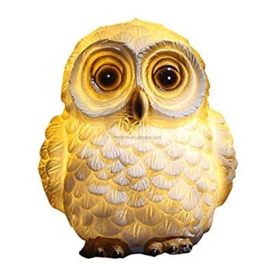 China Europe LED Solar Powered Garden Light Decor, Outdoor Garden Owl Animal Figurine Statue Night Light The Backyard Pathway Yard for sale