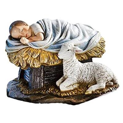 China Europe Baby Jesus Christ Child Figurine Collectible Statue and Holy Faith Religious Gifts Decoration for Nativity Resin Statues Sculpt for sale