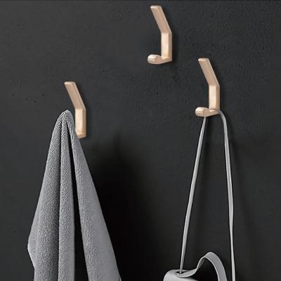 China Modern Style Stocked More Color Nordic Wholesale Zinc Alloy Coat Hooks Coat Hook For Wall for sale