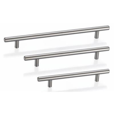 China Modern 12mm 10mm China Stainless Steel Kitchen Door Cabinet T Bar Door Handle for sale