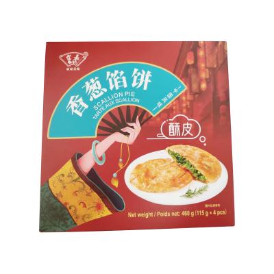 China Fast Food Low-CARB Chinese Pasry Pie White Onion Flavor Crepe Pan Fried or Oven Bake Chinese Pie for sale