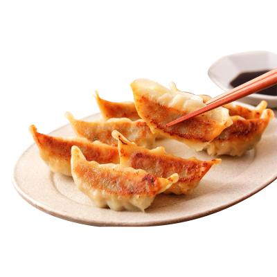 China Hamamatsu FROZEN Cooked Frozen Dumplings Export To Europe Prefried Dumpling Chicken Gyoza Only for sale