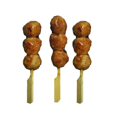 China Meatball Skewers Wholesale Tsukune Chicken Meatball Cooked Microwave Heated Skewers Exported To Europe Only 30.5*29*26cm/cnt for sale