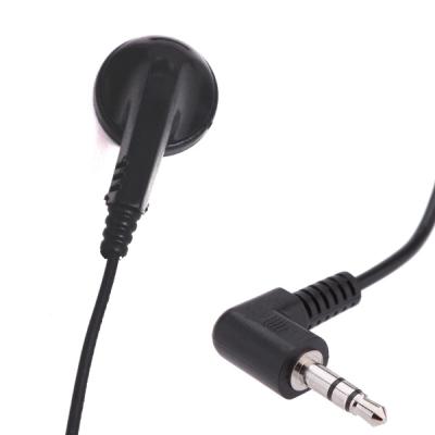 China Cheap Mono In-Ear Time Use Earbuds Single Side 3.5mm / 35mm One Side Stereo Disposable Earphone for sale