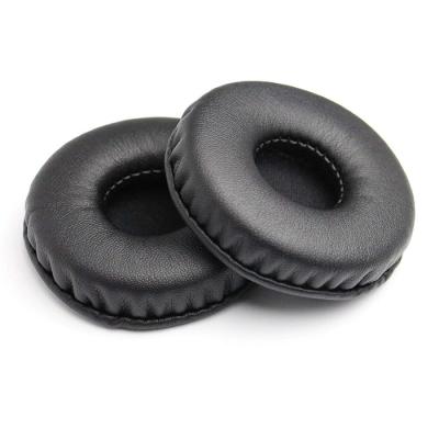 China HD 25 Leather Gooseneck/Velvet Microphone 70mm Foam Sponge Pu Earphone Replacement Ear Custion Earpads Ear Pads for hd410sl/hd428/hd25 for sale