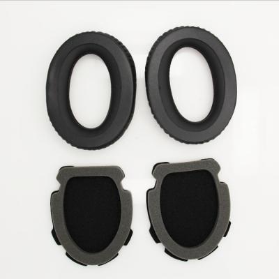 China Headset microphone PU foam sponge ear pads cushion earpads for a10 a20 espumas aviation headset microphone for sale