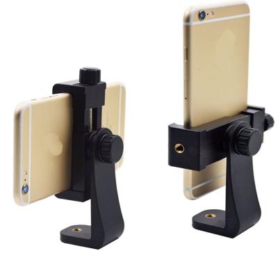 China 360 Degree Rotation Revolving Rotating Horizontal And Vertical Rotating Tripod 360 Degree Phone Bracket Clip Holder Para Smartphone for sale