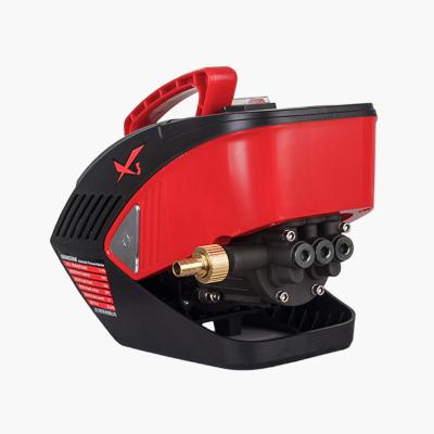 China New China-Chic Heavy duty induction motor automatic popular hot sell red design high pressure washer portable car wash machine with gun for sale