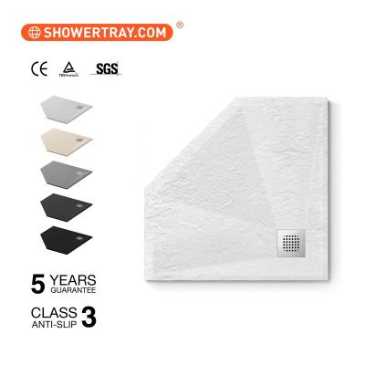 China Custom Modern Decor Shower Tray Resin Shower Base Showers Bathroom for sale