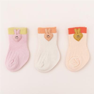 China Plush Slipper Non Slip Resistant Coral Cashmere Anti Short Children School Plush Baby Mesh Socks for sale