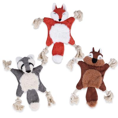 China Plush Good Prices Interactive Game Eco-Friendly Dog Stuffed Cute Durable Plush Squeaker Bite Pet Toy For Chew for sale