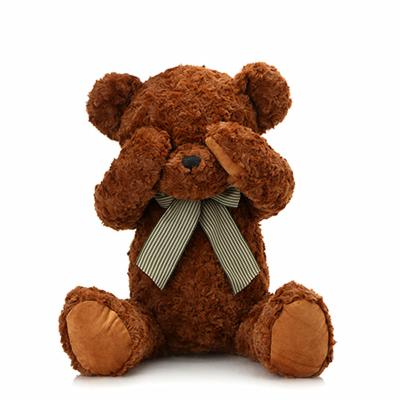 China Low Price Pocket Chain Policeman Plush Toy Soft Plush Pink Hello Kitty Peluche Brown Teddy Bear for name for sale