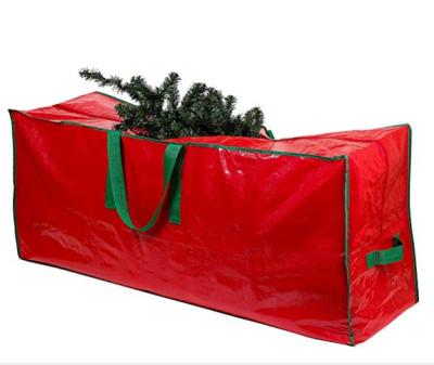 China Sustainable Christmas Tree Storage Bag Zippered Bag With Carry Handle for sale