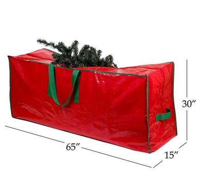 China Best Viable Custom Christmas Ornament Gift Storage Box With Carry Handle Christmas Tree Storage Bag for sale