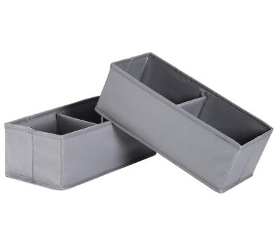 China 2 Pack Sustainable Collapsible Foldable Cloth Storage Cabinet Storage Boxes Cubes Bin Baskets Organizer Box Containers for sale