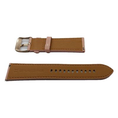 China Genuine Leather Watch Strap Handmade Genuine Leather Watch Band Quick Release Pin 20 Replacement for sale