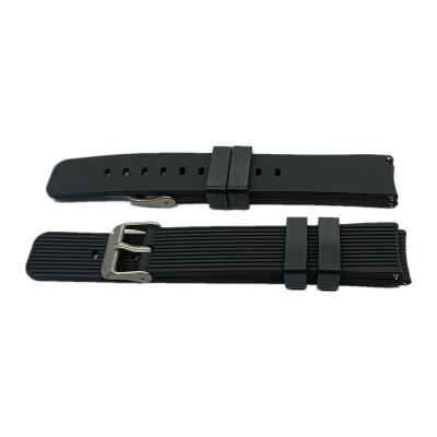 China Silicone Vertical Stripes Watch Bands For Fit2 Speed ​​Watch Silicone Watch Band Strap for sale