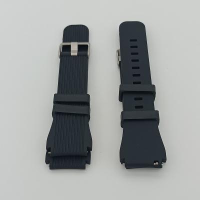 China Silicone Vertical Stripes Watch Bands For Speed ​​Watch Silicone Watch Band Strap for sale