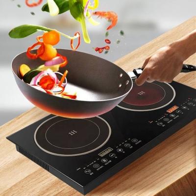 China Electric Induction Cooker Gas Cooker 2 Burner Mixing Cooktops Mainboard Soup Pot Schott Ceran Rechargeable Commercial Induction Cookers for sale