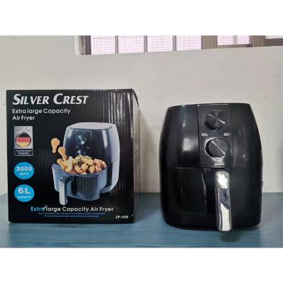 China Stainless Steel Kitchen Appliances 5L Silvercrest Mechanical Air Fryer Cooker Fry Gas Air Fryer 11v for sale