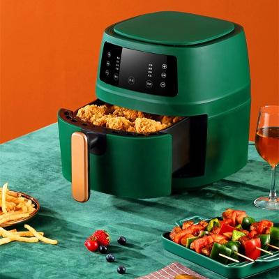 China Hot Sale Household Airfryers 1400w 4l 5l Airfryers 1400w 4l 5l Digital Healthy Intelligent Timing Electric Deep Fryer for sale