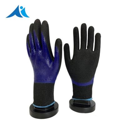 China En388 Cut Resistant Newest Standard Hppe Cut Resistant Gloves Occupational Safety Work With Ce , Nitrile for sale