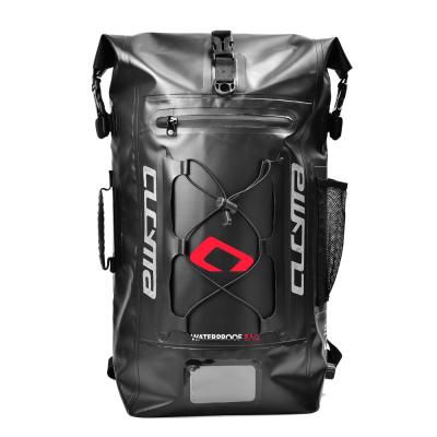 China Waterproof Motorcycle PVC Waterproof Backpack Sports Bag Tail Bag Helmet Backpack for sale