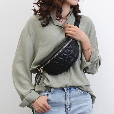 China Water Proof New Ladies Embroidered Thread Waist Bag Small Cross - Body Bag for sale