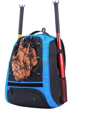 China Large Capacity Waterproof Outdoor Baseball Shoulder Backpack for Baseball and Travel for Men and Women with Shoe Compartment for sale