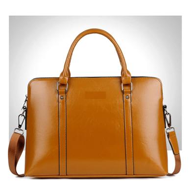 China JUNYUAN Fashion PU Leather Laptop Bag Leather Briefcase Briefcase Bag for Men and Women for sale