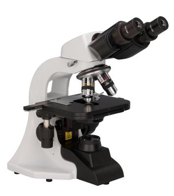 China 3W LED Illumination Compound Biological Microscope with Double Layer Mechanical Stage for sale