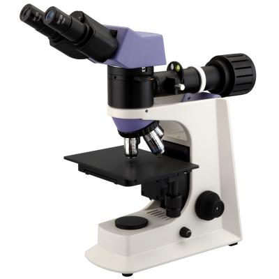 China Metallurgical microscope Seidentopf type trinocular head inclined at 30°Rotatable 360° for sale