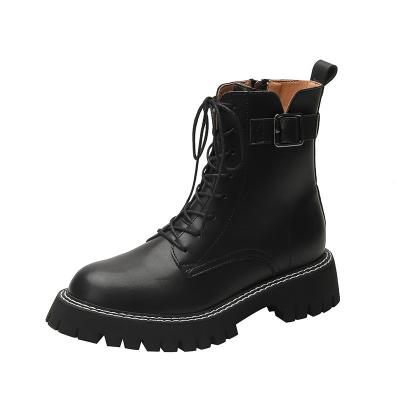 China Winter Women Light Snow Boots Female Ankle Boots Women Shoes For Woman Motorcycle Black Casual Boots for sale