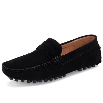 China Summer Luxury Casual Men's Fashion Trend Brand Loafer Loafers Genuine Leather Size 47 Breathable Slip On Workout Shoes for sale