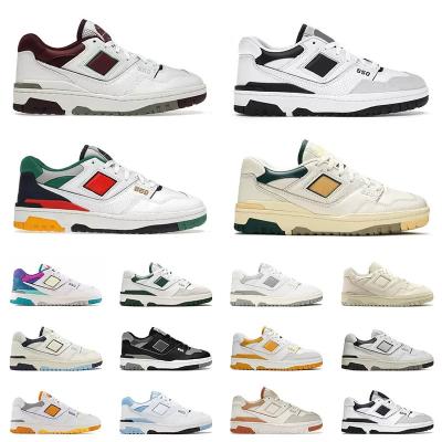 China Fashion trend designer mens womens runner bb550 550 flat shoes with pack white green gray team socks b550 sports sneakers red outdoor trainers for sale