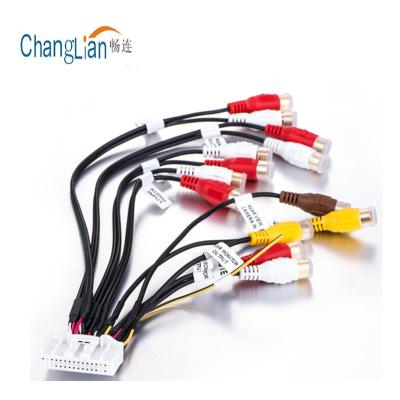 China Automobile 32 Pin Car Stereo Radio RCA Harness Wire Adapter Cable For Pioneer for sale