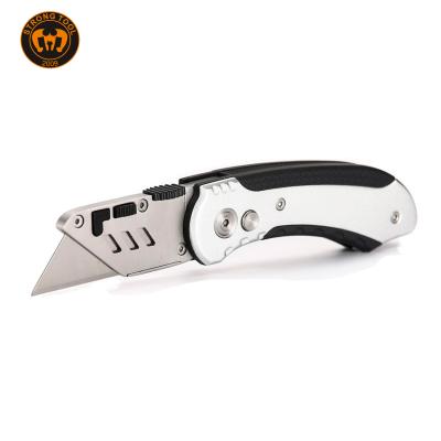 China Quick-change Safety Free Sample Utility Steel Mini Pocket Cutter Knife for sale