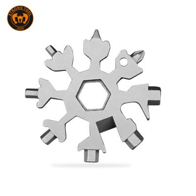 China Hot Selling Household Tool Snowflake Screw Bolt Driver Multi Tool Pocket Mini Stainless Universal Duty Snowflake Multi Tools for sale