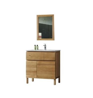 China Hotsale Modern Style Floor Cabinet Basin Bathroom Vanity With Mirror for sale