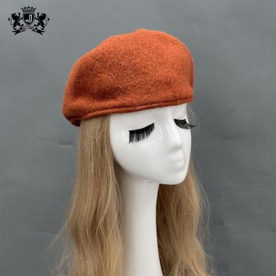 China Fashion\new Lady's Fashion Design Woolen Hat Spring Autumn Winter Painter Style Hat Women Beret Warm Comfortable\durable solid color for sale