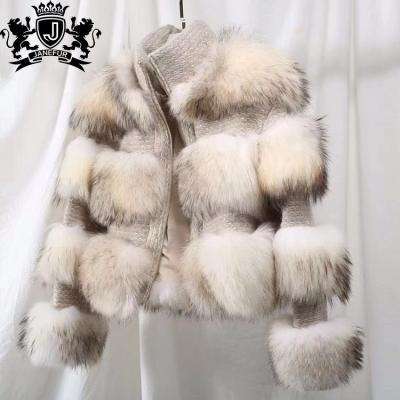 China New Style Raccoon Fur Coat Jacket Spring Women Genuine Raccoon Fur Anti-Shrink for sale