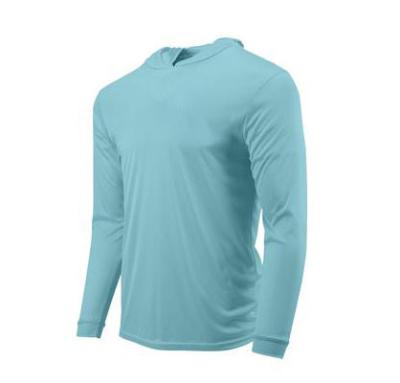 China UPF 50+ Antibacterial Mens Long Sleeve UV Performance Outdoor Shirt T-Shirt For Fishing for sale