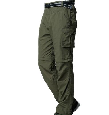 China Quick Dry Zipper Cargo Rise Fishing Pants- Durable Durable Wholesale Men's Convertible OEM Lightweight Outdoor UPF 40 Pants for sale