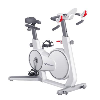 China Home Use MERACH Magnetic Resistance Fit Home Use MERACH 32 Levels Indoor Electric Spin Bike Fitness Spin Bikes For Gym for sale