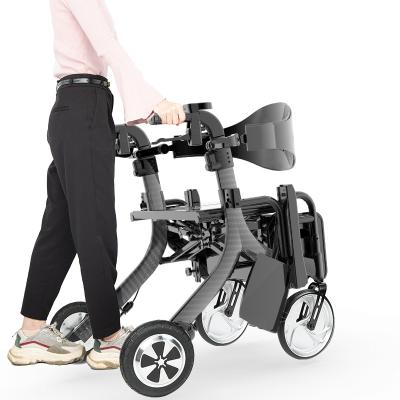 China Power Assist And Resistance Ultra Light Carbon Fiber Folding Travel Mobility Scooter for sale