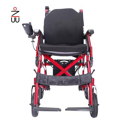 China Without Rest Head Drive 80KM Travel Aluminum Alloy Cheap Electric Wheelchair For Handicapped for sale