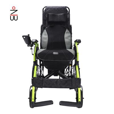 China Standard lightweight electric wheelchair flexible scooter chair aluminum alloy power wheelchair for sale