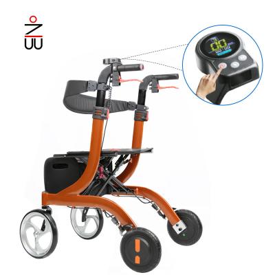 China Electric Power Assist Mobility Elders Walker Power Rollator For The Elderly for sale