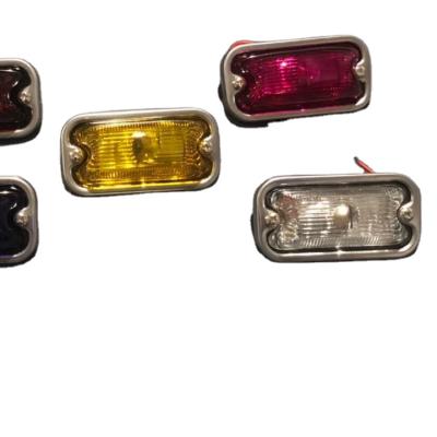 China High Quality Universal Led Side Light 24V LED Side Marker Lamp Oval Side Side Light For Trucks for sale