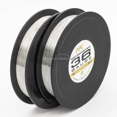 China Resistance Wire Sheen 0Cr25Al5 Alloy 36 Gauge Wire 1000ft Coil Resistance ecig Vaoe Coil Heating Constructions for sale